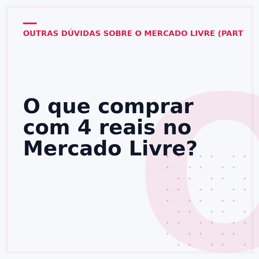 O que comprar com 4 reais no Mercado Livre?
