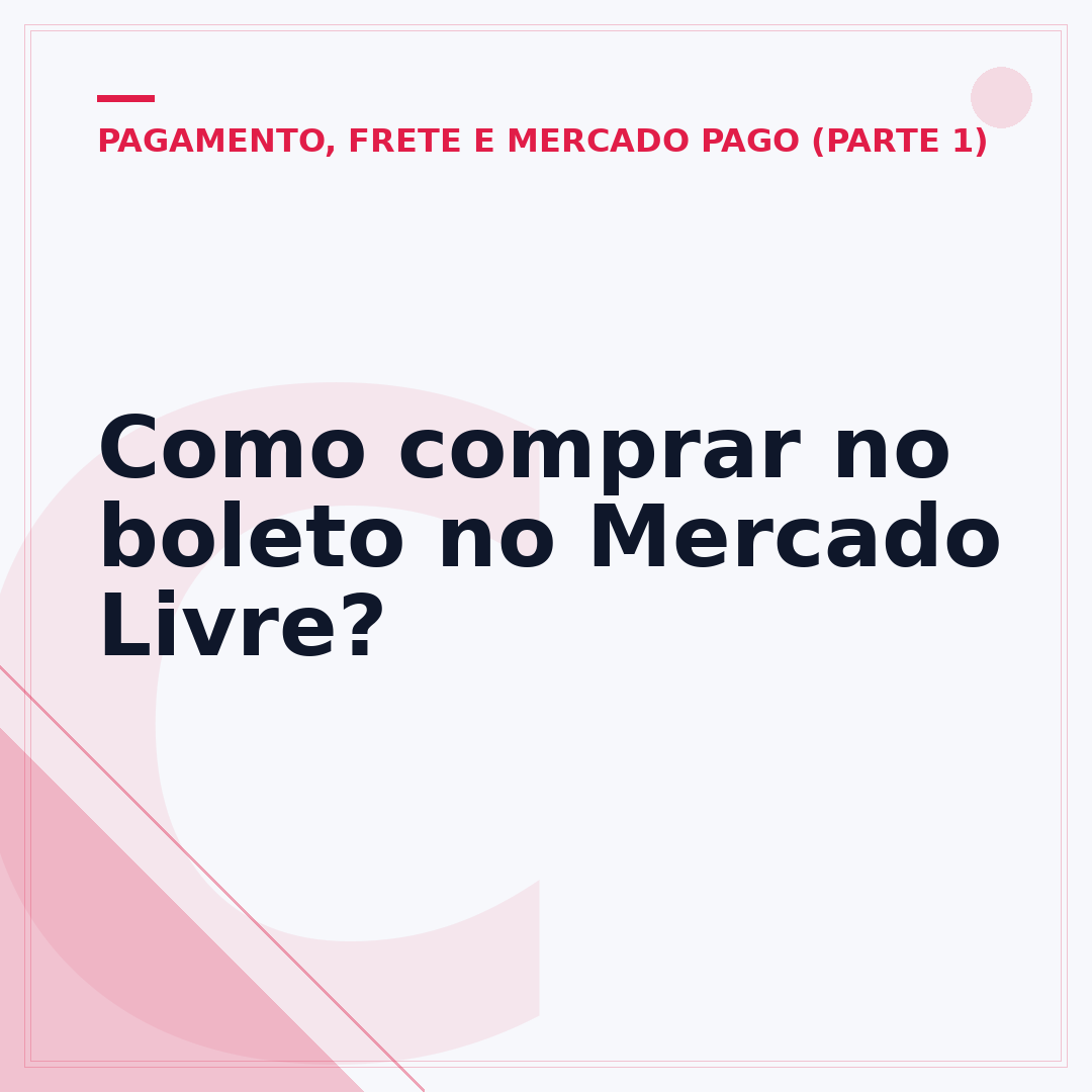 Como comprar no boleto no Mercado Livre?