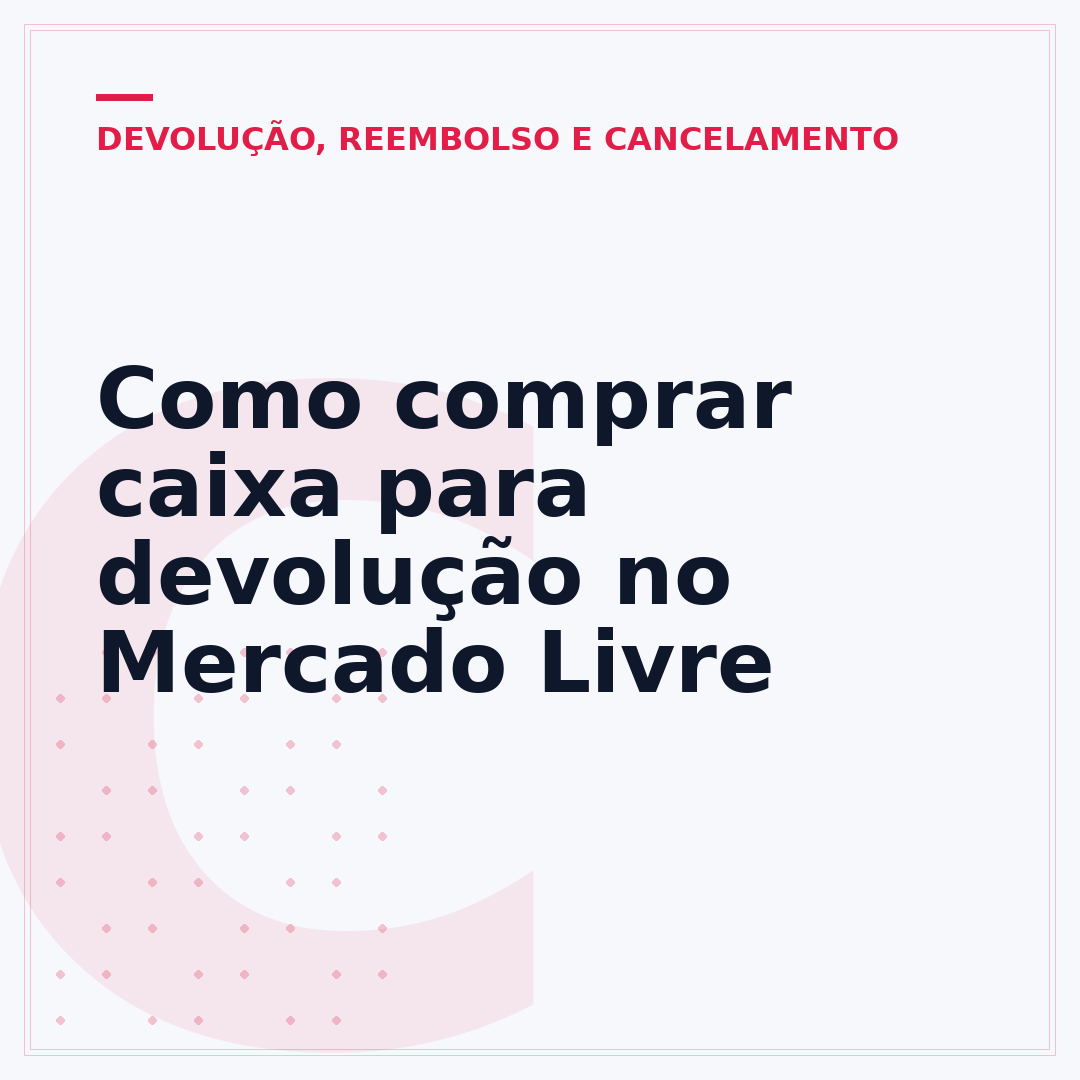 Como comprar caixa para devolução no Mercado Livre
