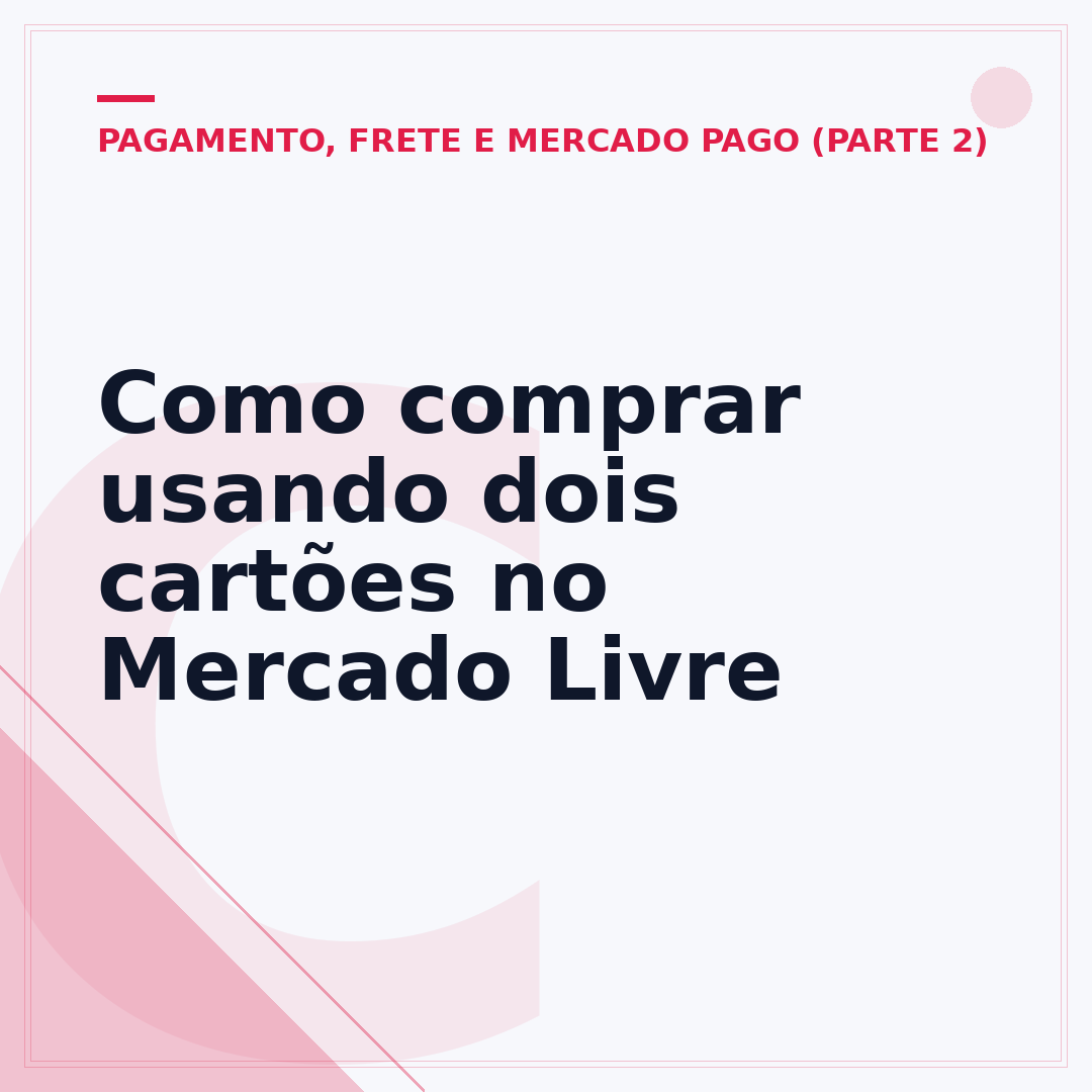 Como comprar usando dois cartões no Mercado Livre