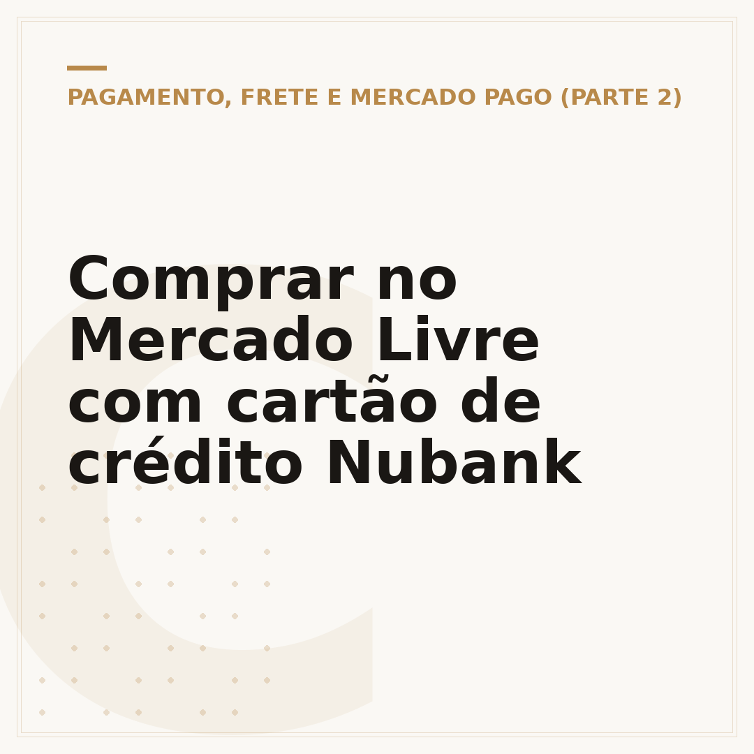 Comprar no Mercado Livre com cartão de crédito Nubank