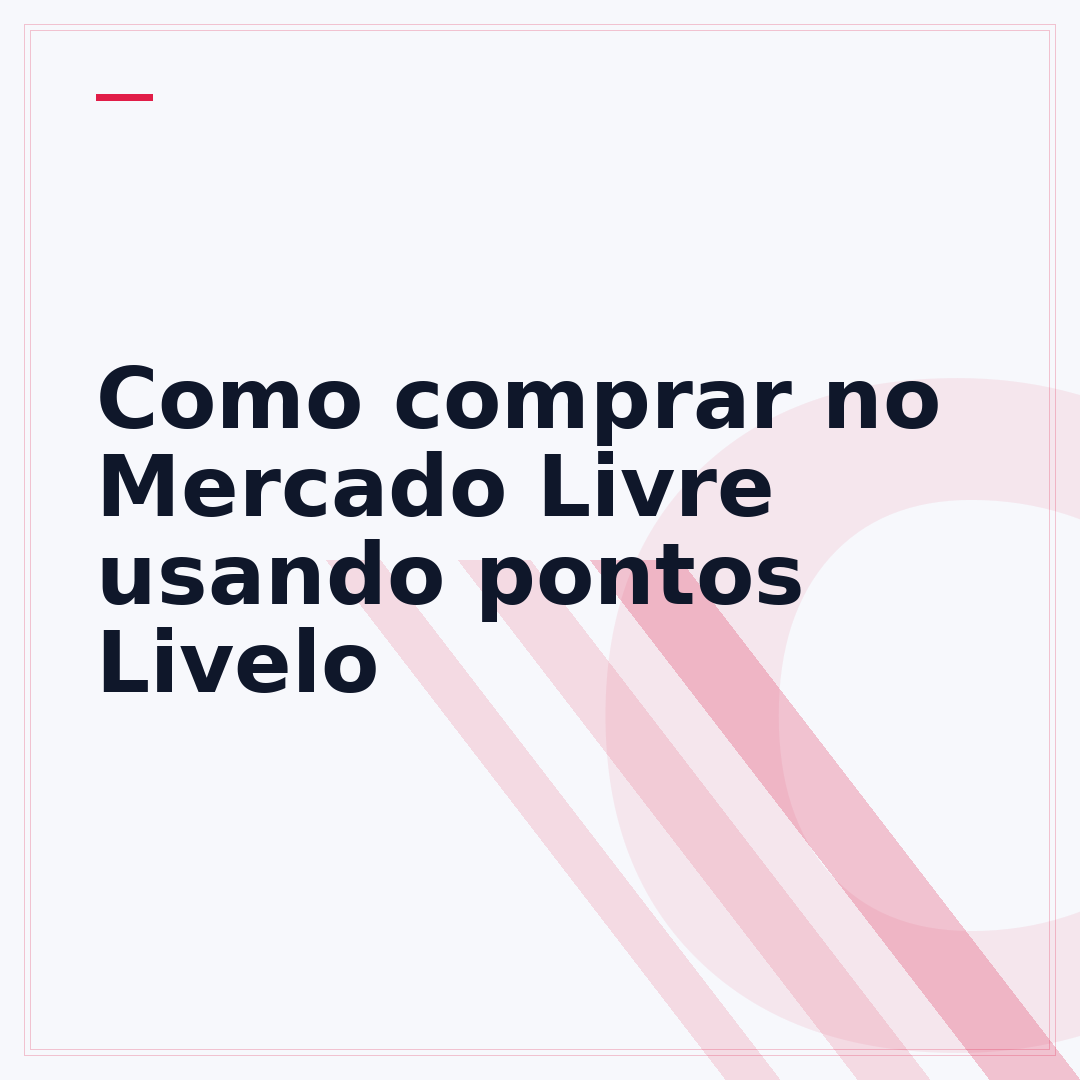 Como comprar no Mercado Livre usando pontos Livelo