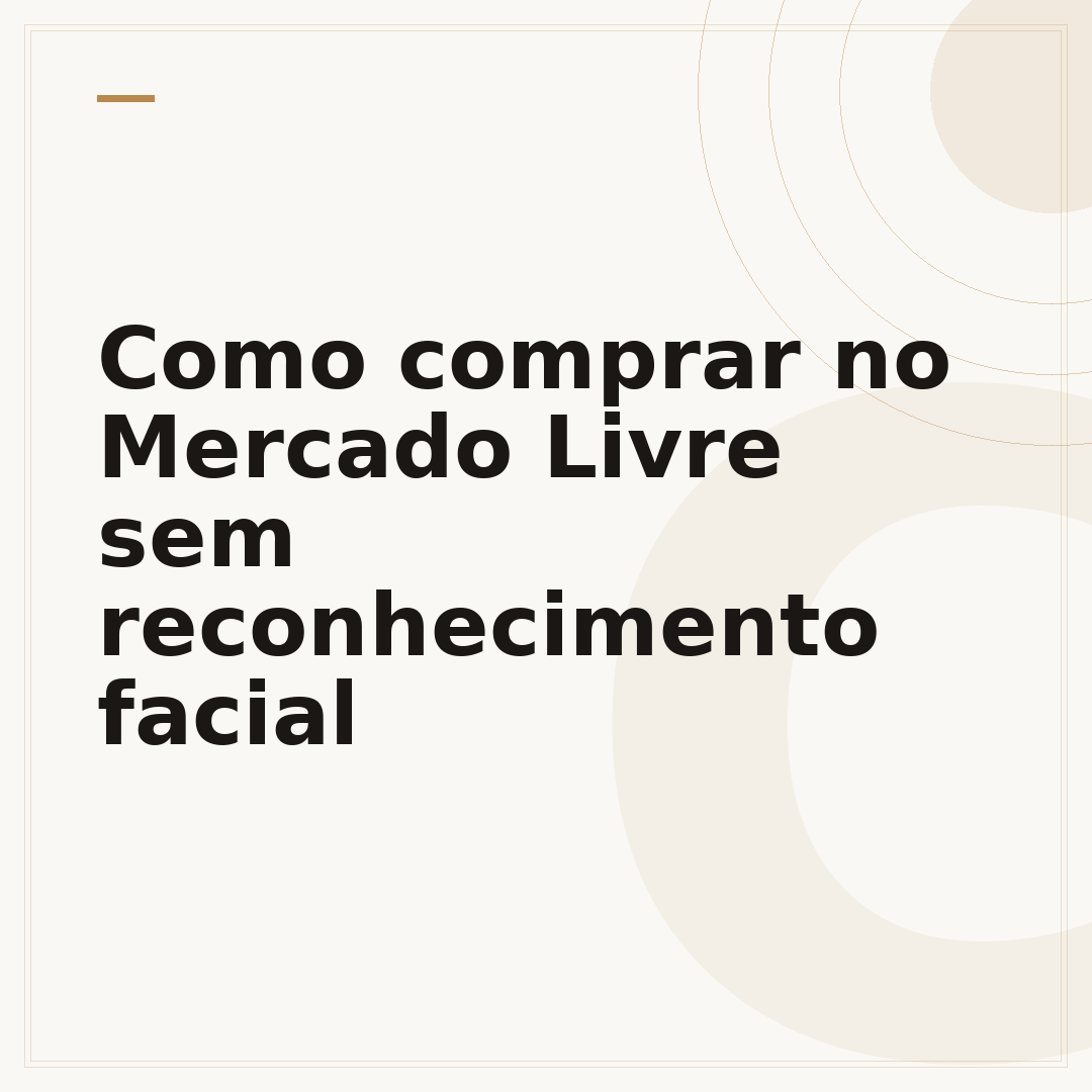 Como comprar no Mercado Livre sem reconhecimento facial