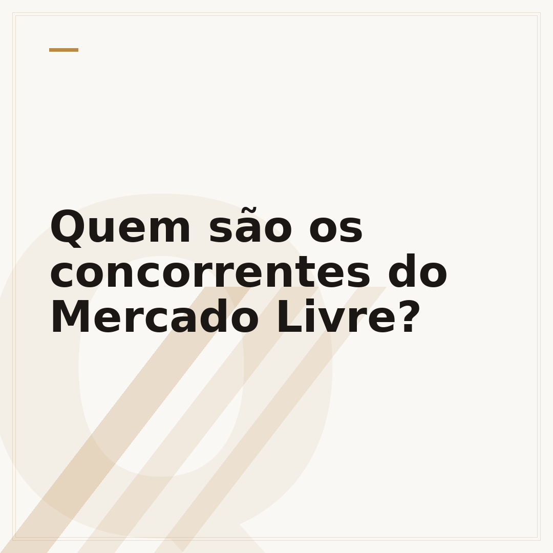 Quem são os concorrentes do Mercado Livre?