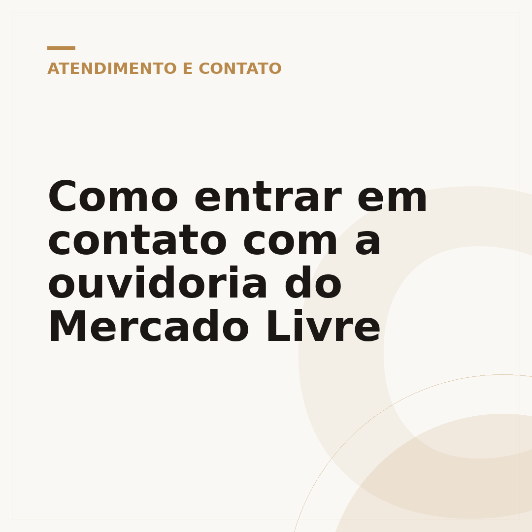 Como entrar em contato com a ouvidoria do Mercado Livre