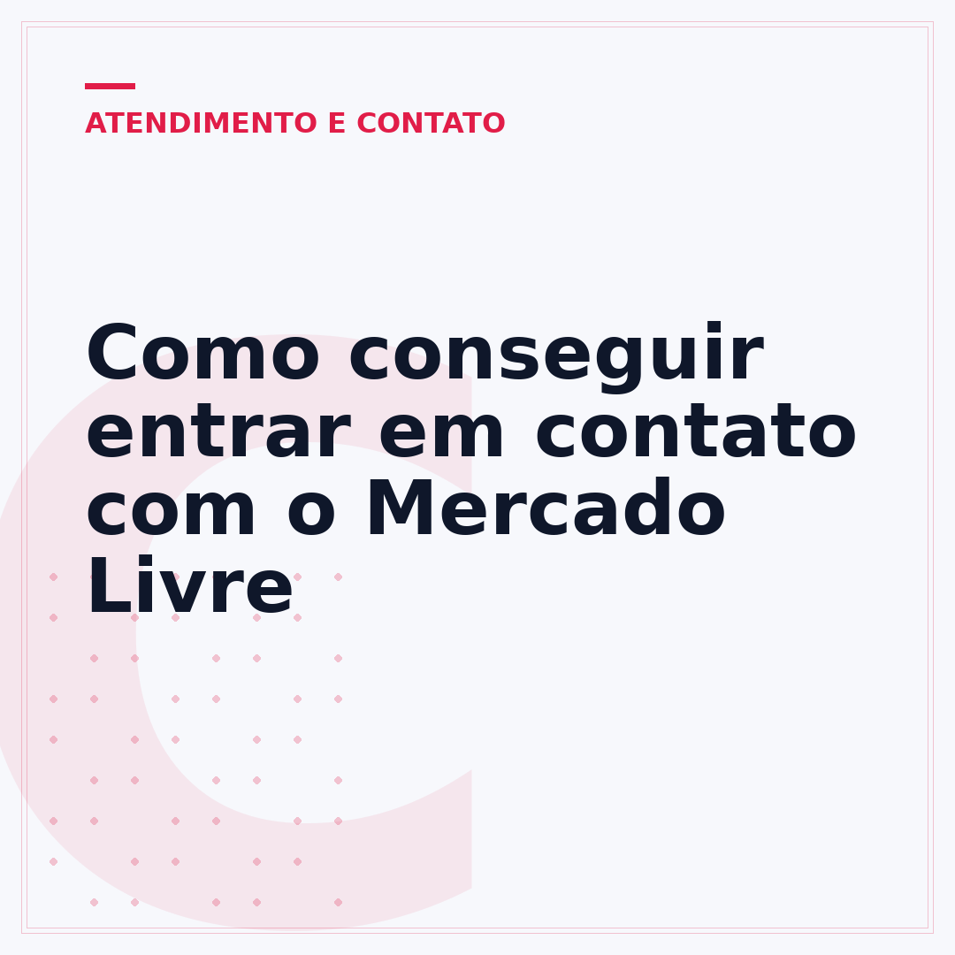 Como conseguir entrar em contato com o Mercado Livre
