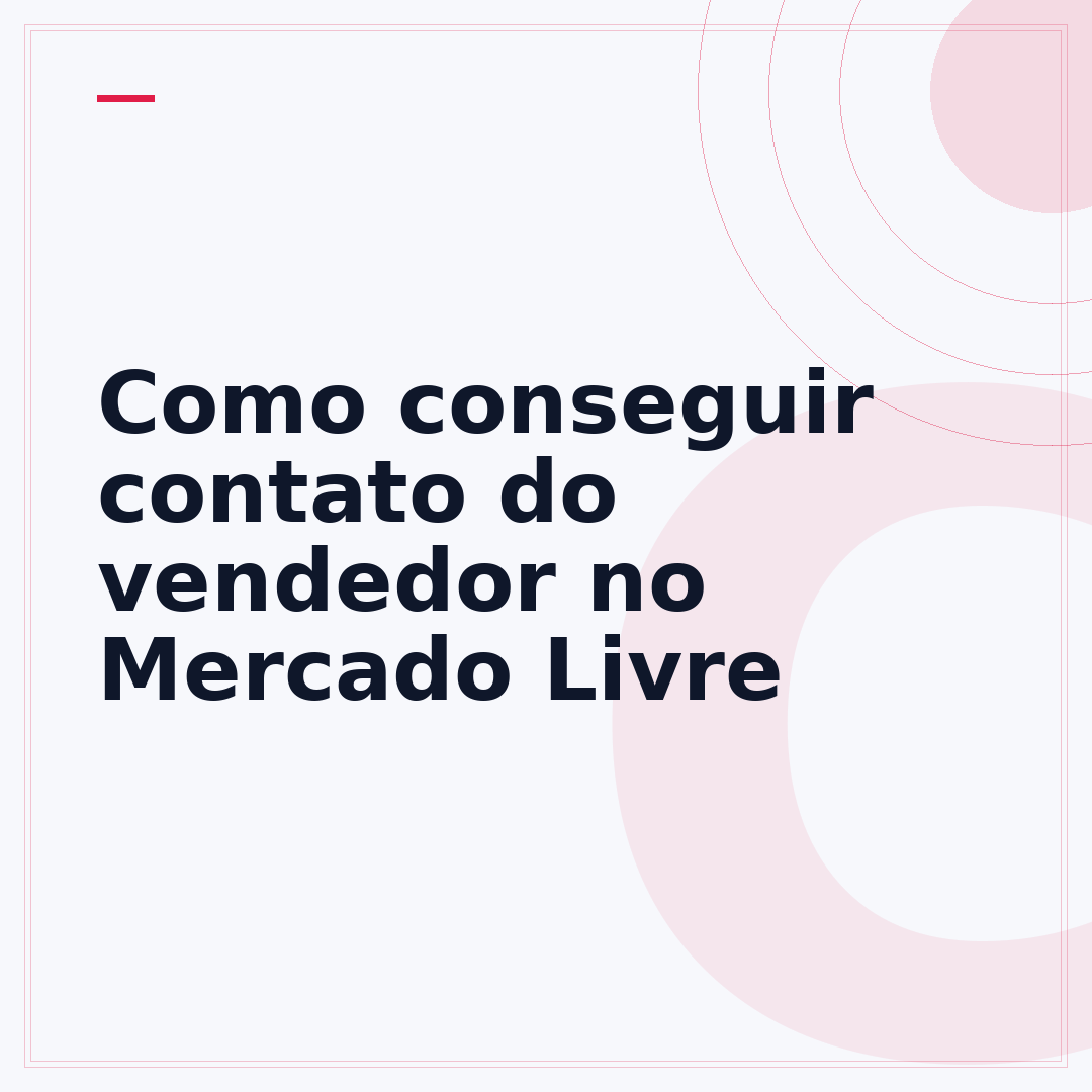 Como conseguir contato do vendedor no Mercado Livre