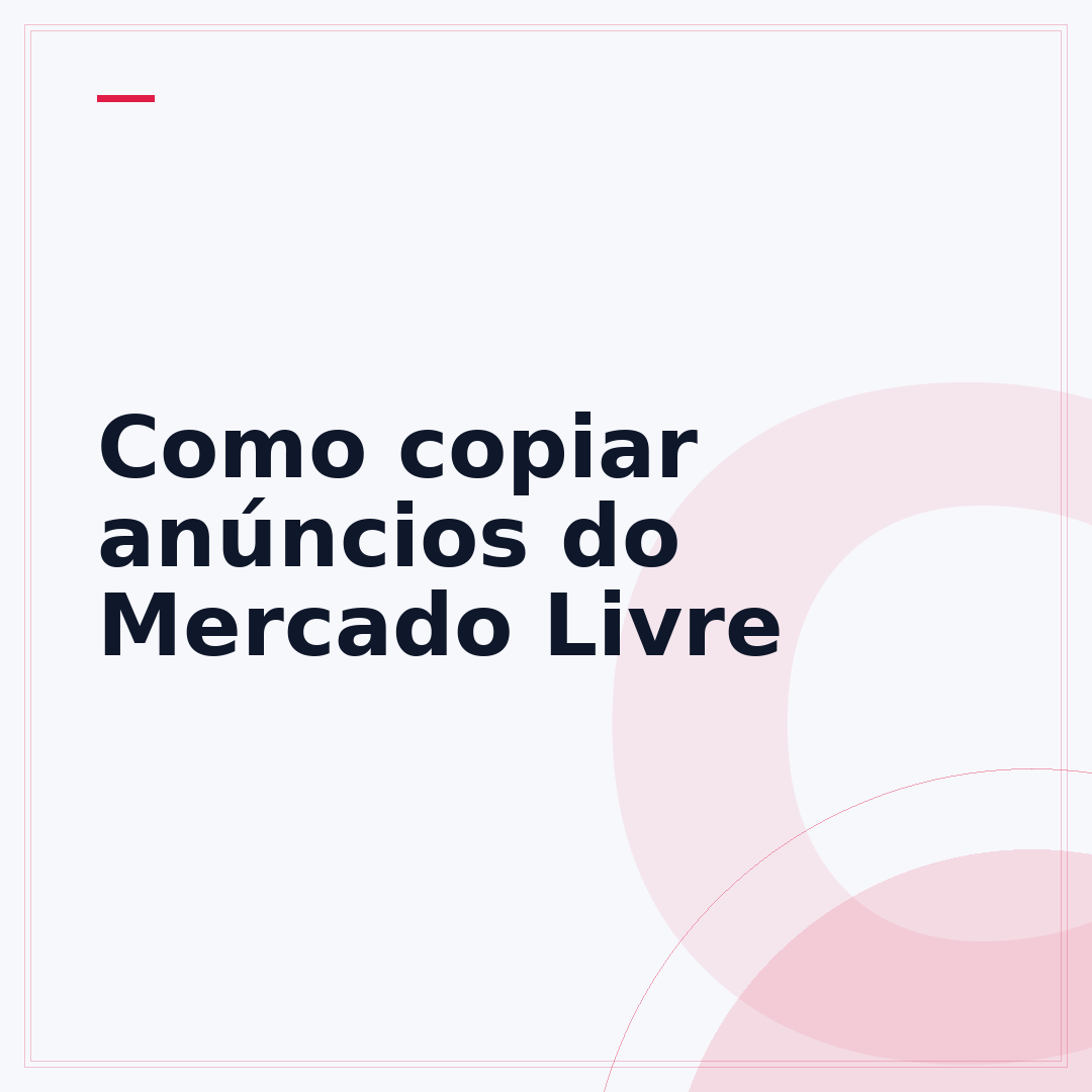 Como copiar anúncios do Mercado Livre