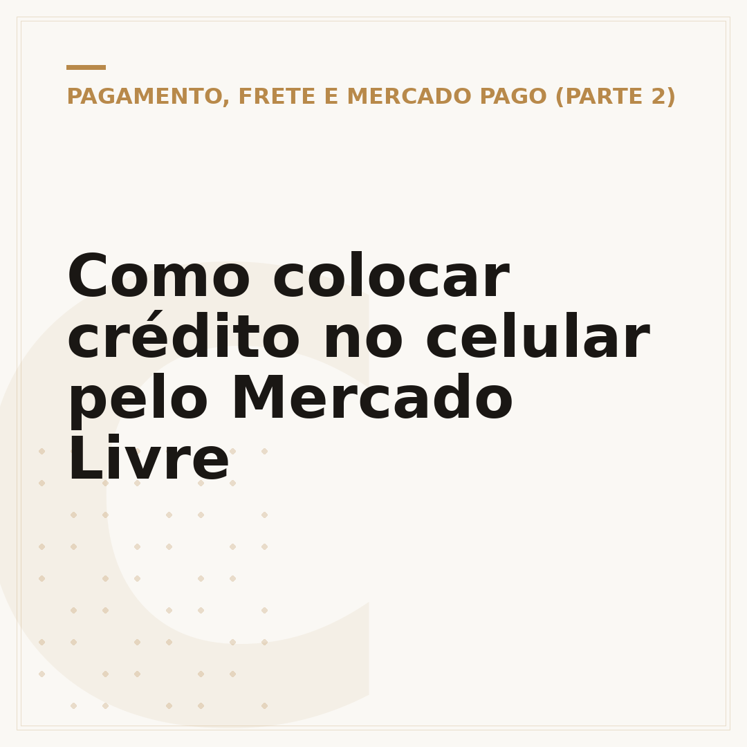 Como colocar crédito no celular pelo Mercado Livre