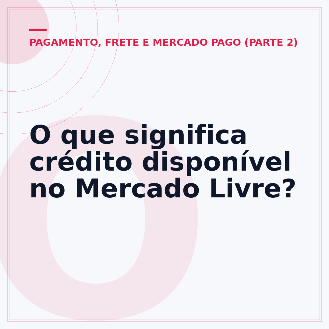 O que significa crédito disponível no Mercado Livre?