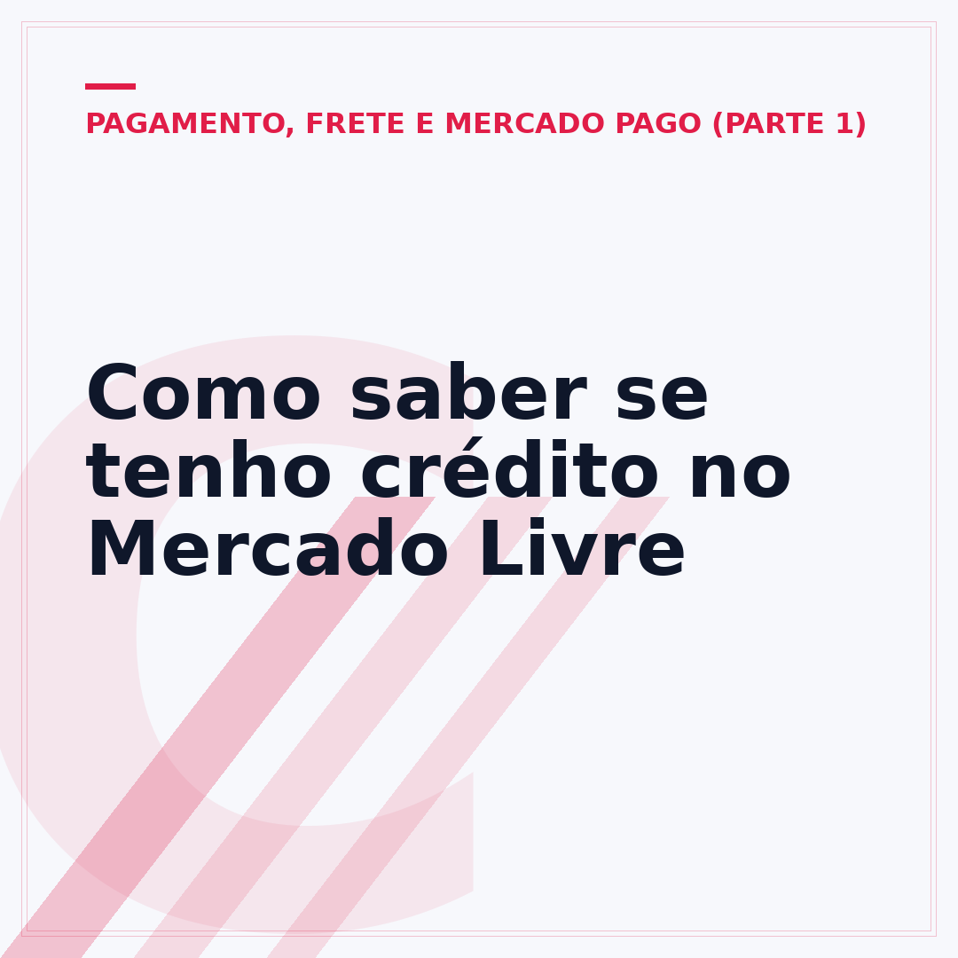 Como saber se tenho crédito no Mercado Livre