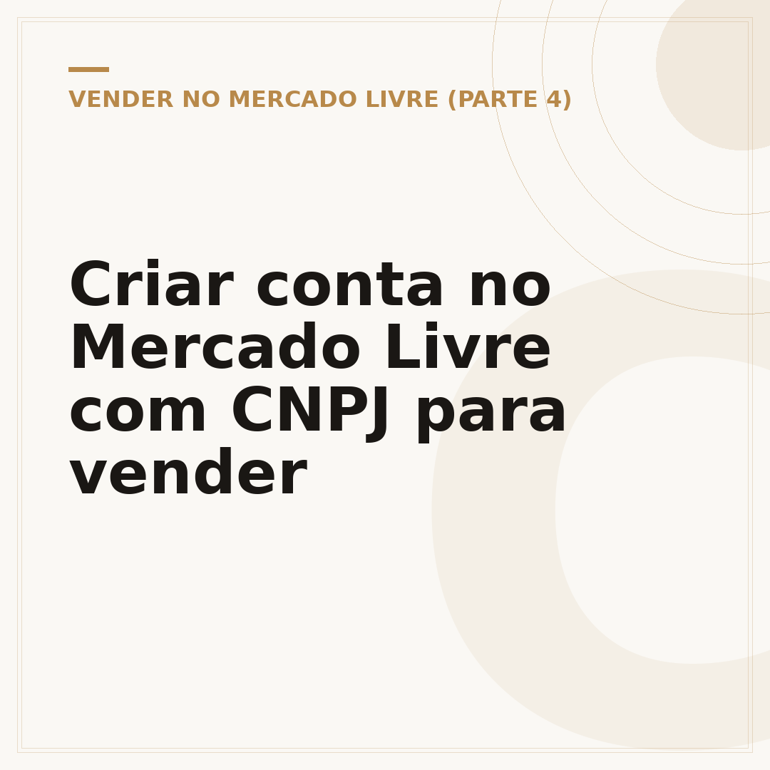 Criar conta no Mercado Livre com CNPJ para vender