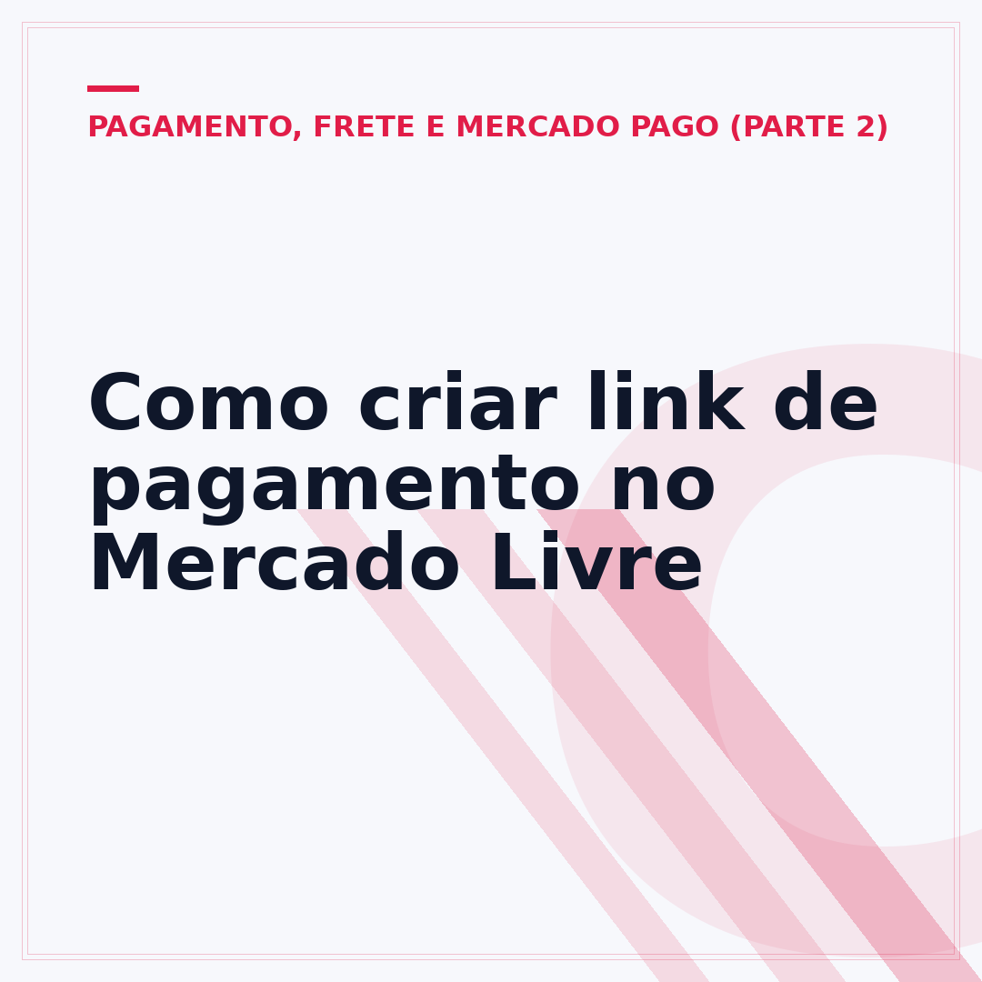 Como criar link de pagamento no Mercado Livre
