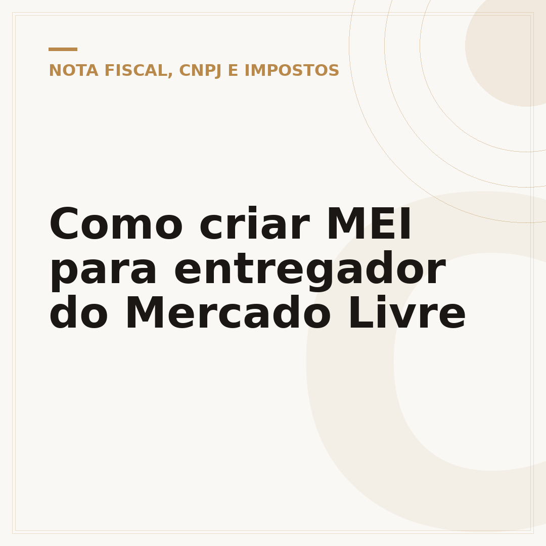 Como criar MEI para entregador do Mercado Livre