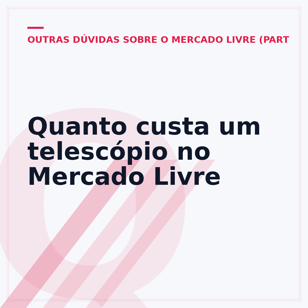 Quanto custa um telescópio no Mercado Livre