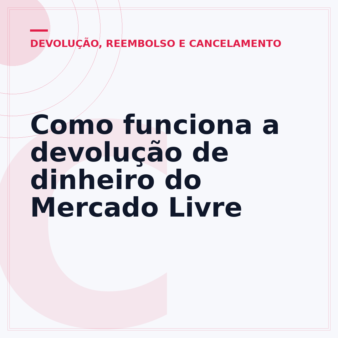 Como funciona a devolução de dinheiro do Mercado Livre