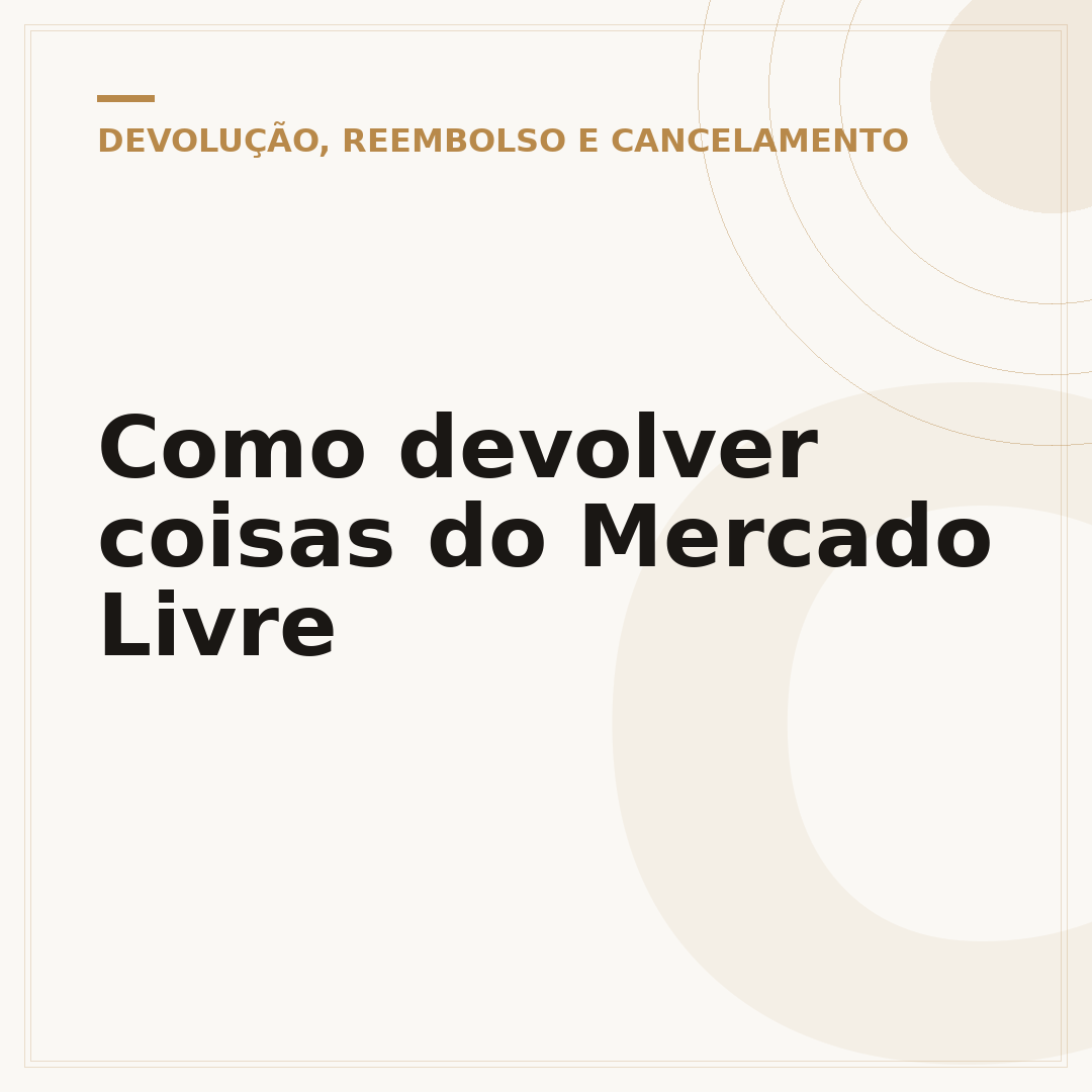 Como devolver coisas do Mercado Livre