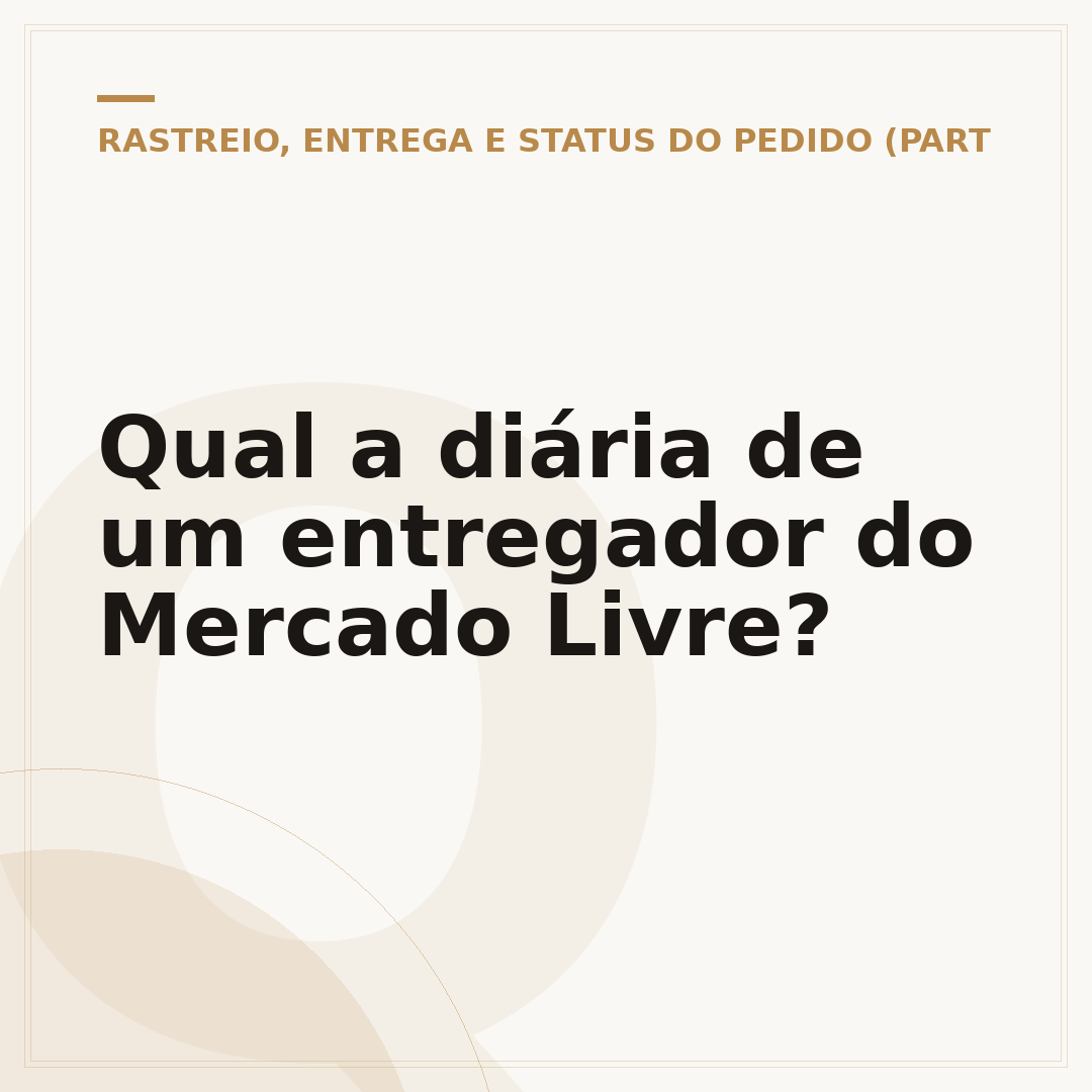 Qual a diária de um entregador do Mercado Livre?