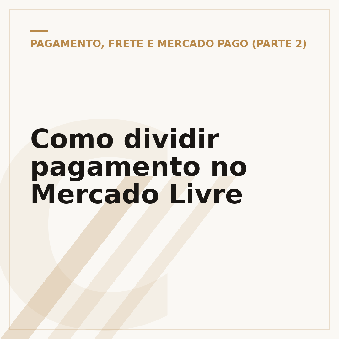 Como dividir pagamento no Mercado Livre