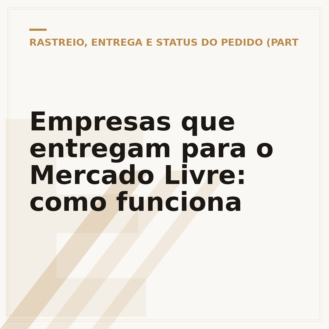 Empresas que entregam para o Mercado Livre: como funciona