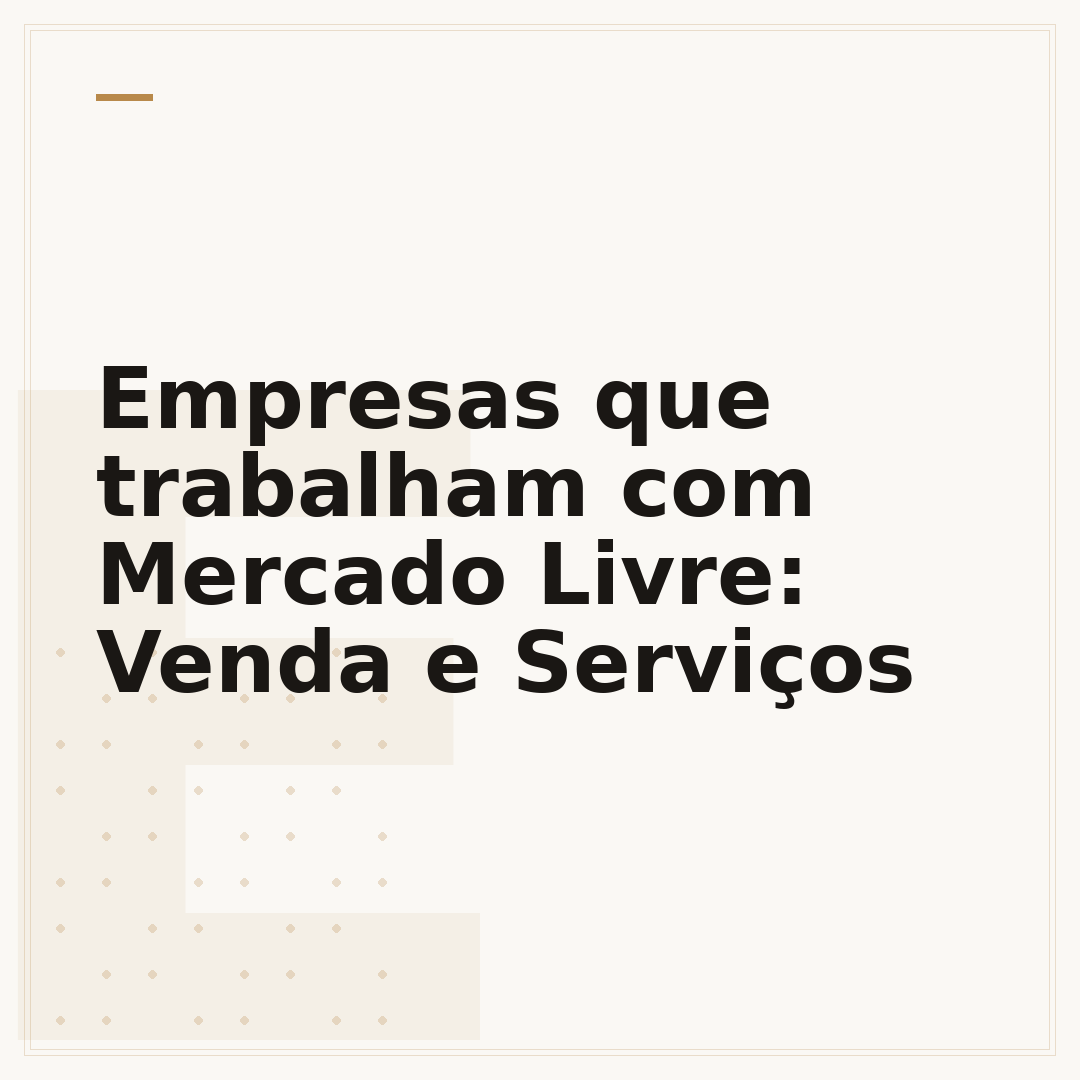 Empresas que trabalham com Mercado Livre: Venda e Serviços