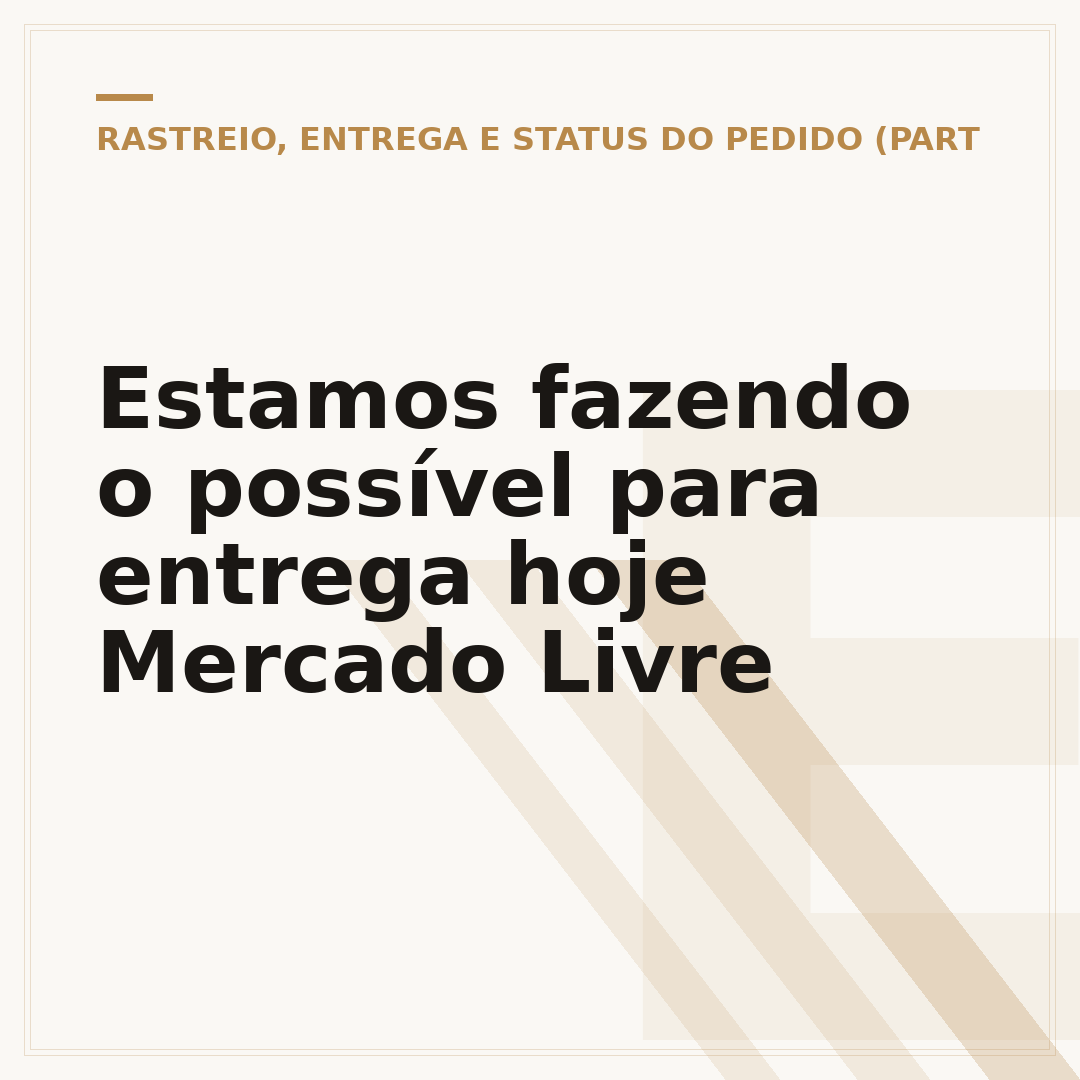 Estamos fazendo o possível para entrega hoje Mercado Livre