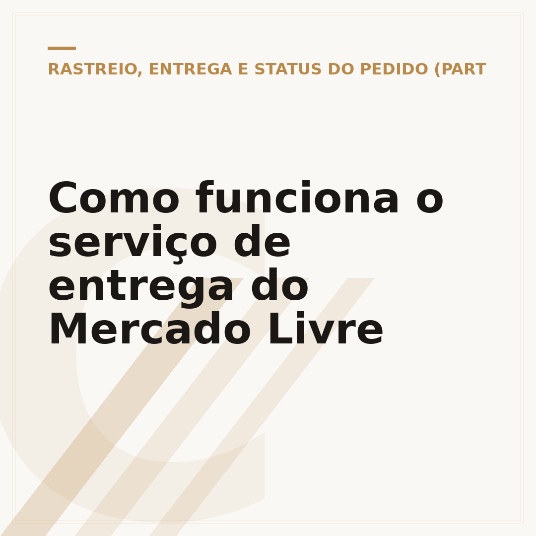 Como funciona o serviço de entrega do Mercado Livre