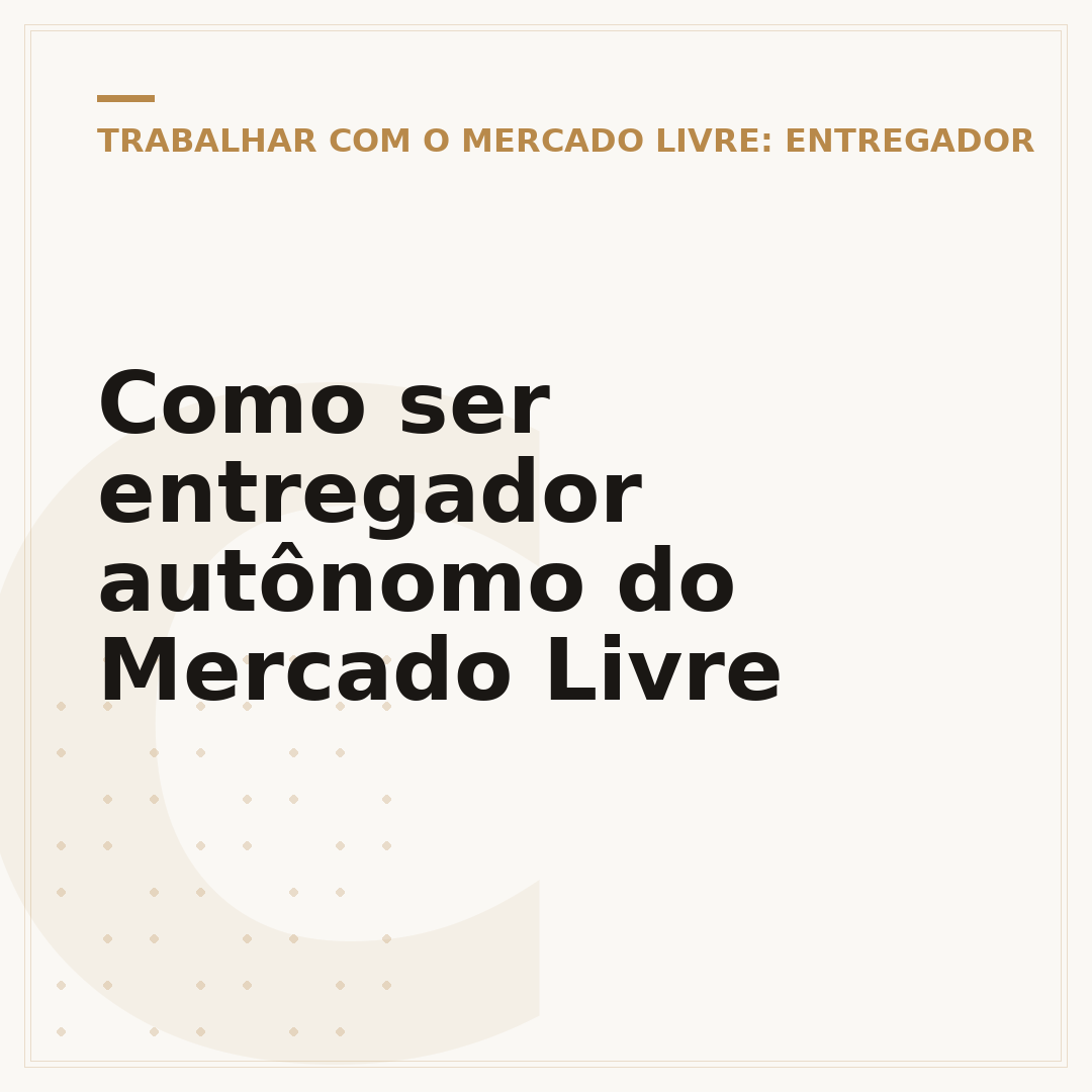 Como ser entregador autônomo do Mercado Livre