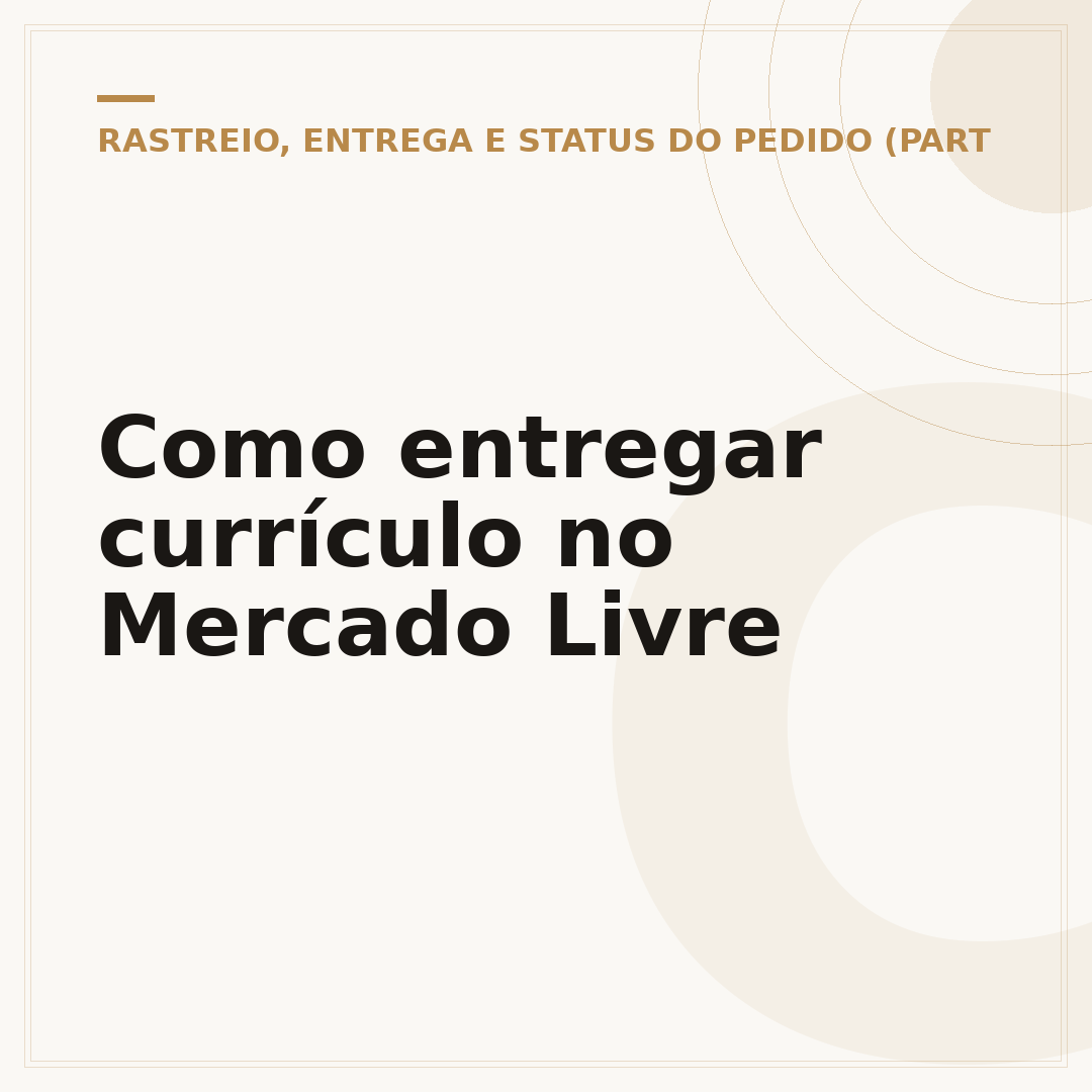 Como entregar currículo no Mercado Livre