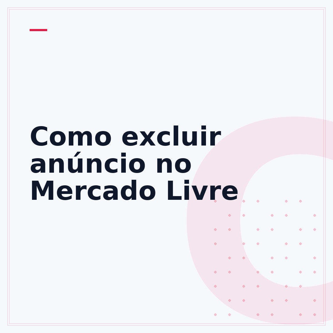 Como excluir anúncio no Mercado Livre