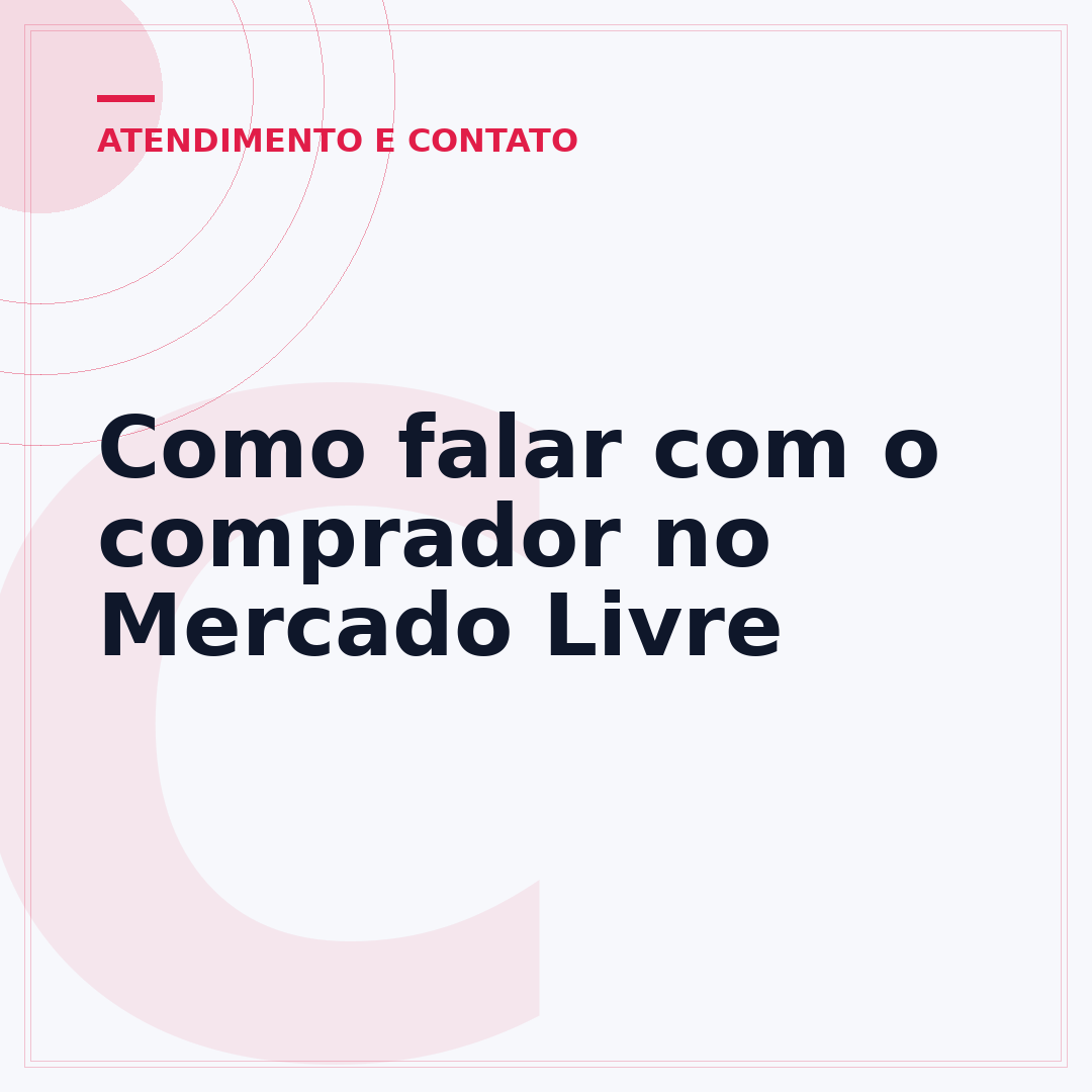 Como falar com o comprador no Mercado Livre