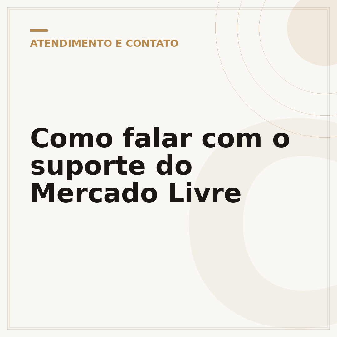 Como falar com o suporte do Mercado Livre