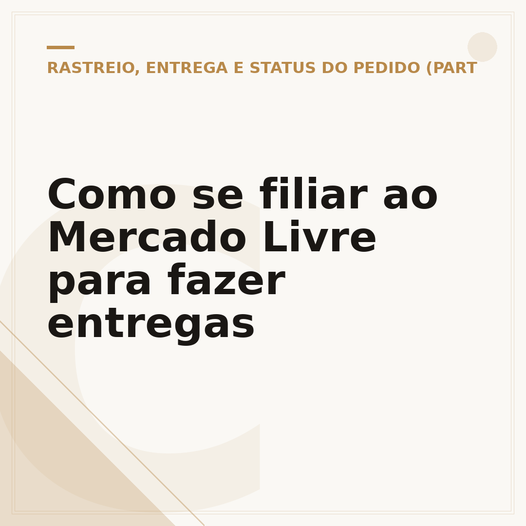 Como se filiar ao Mercado Livre para fazer entregas