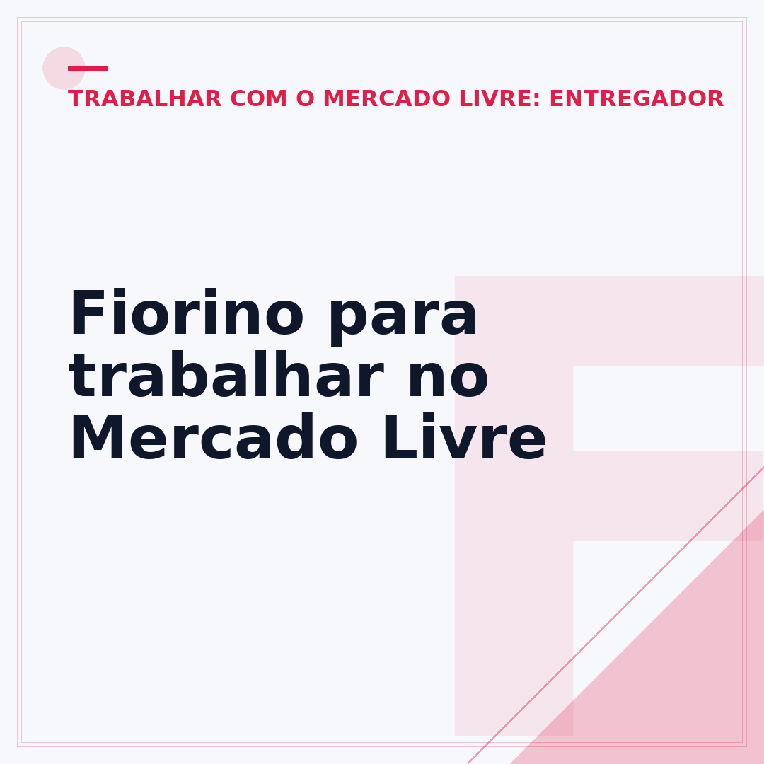 Fiorino para trabalhar no Mercado Livre