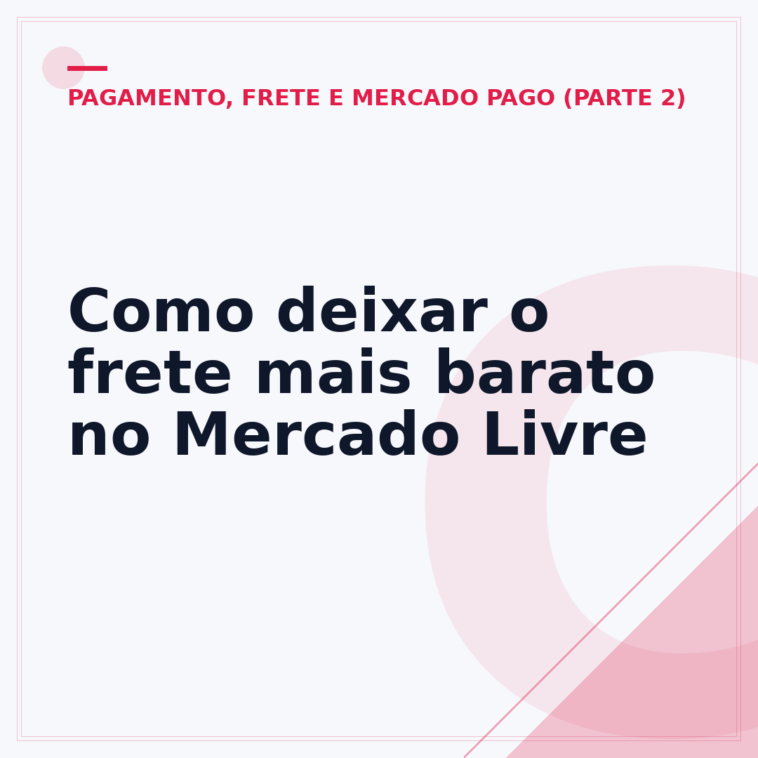 Como deixar o frete mais barato no Mercado Livre