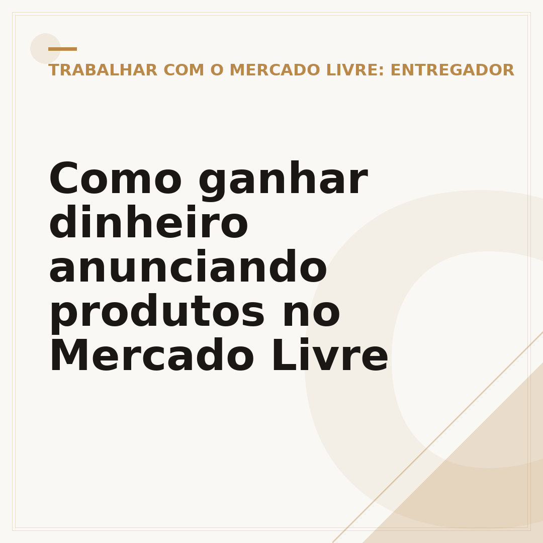 Como ganhar dinheiro anunciando produtos no Mercado Livre
