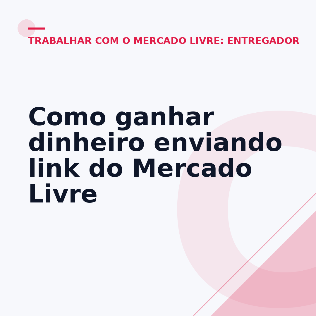 Como ganhar dinheiro enviando link do Mercado Livre