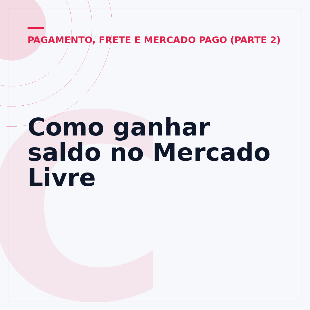 Como ganhar saldo no Mercado Livre