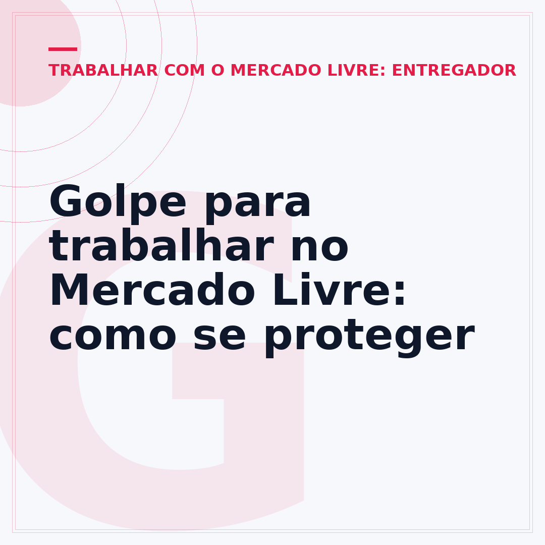 Golpe para trabalhar no Mercado Livre: como se proteger