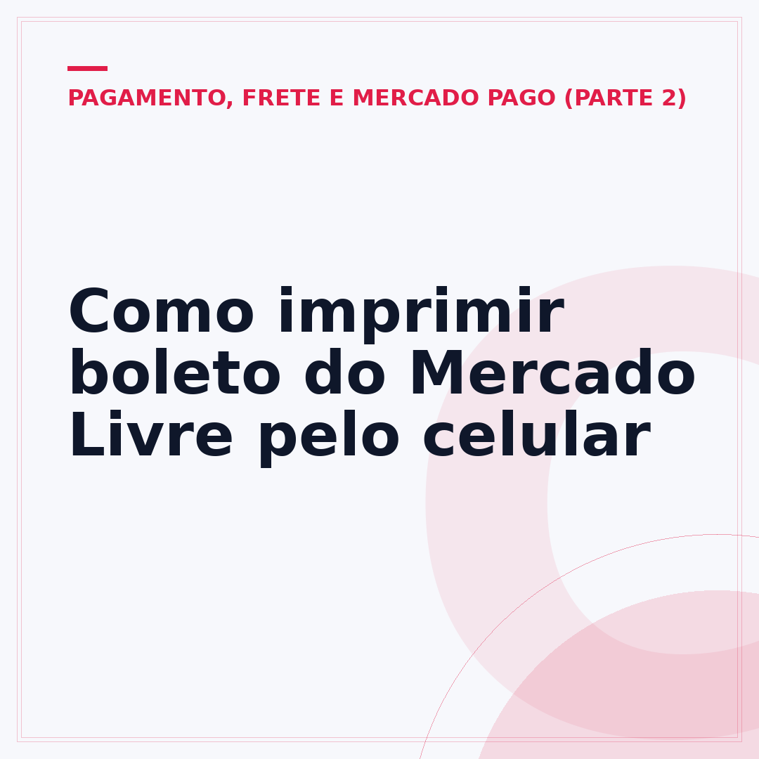 Como imprimir boleto do Mercado Livre pelo celular
