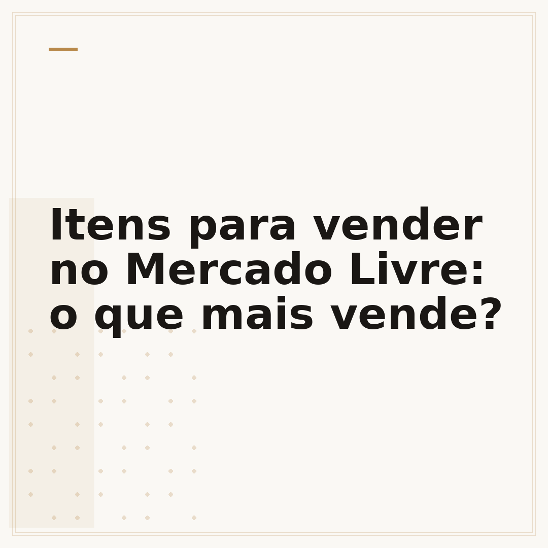 Itens para vender no Mercado Livre: o que mais vende?