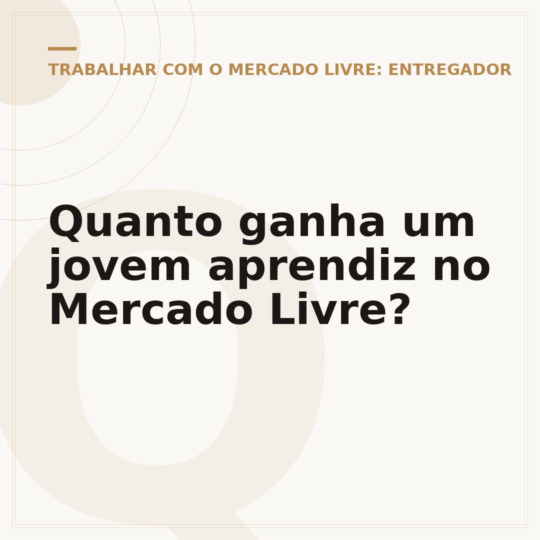 Quanto ganha um jovem aprendiz no Mercado Livre?