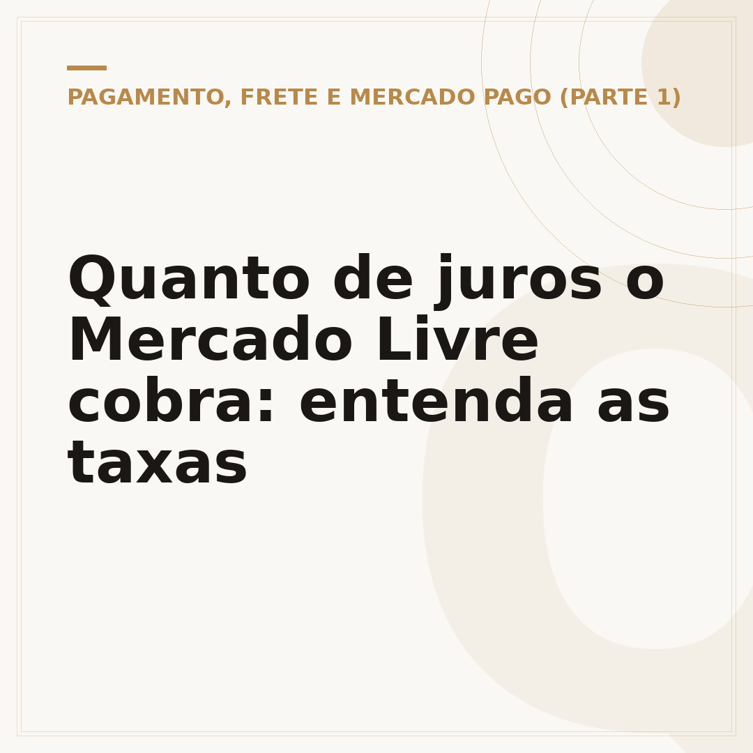 Quanto de juros o Mercado Livre cobra: entenda as taxas