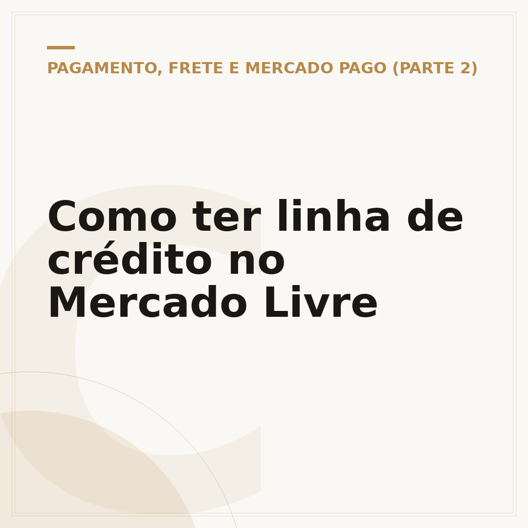 Como ter linha de crédito no Mercado Livre