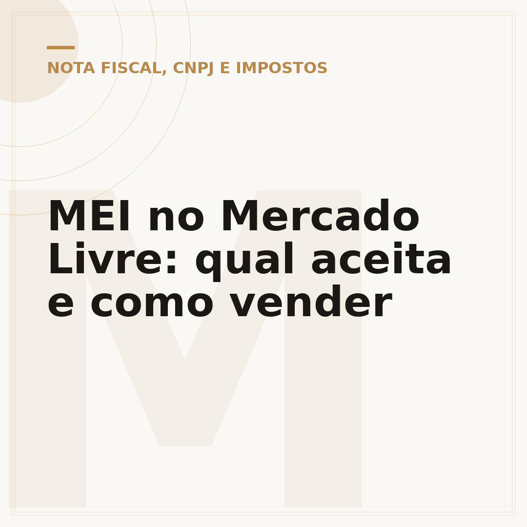MEI no Mercado Livre: qual aceita e como vender