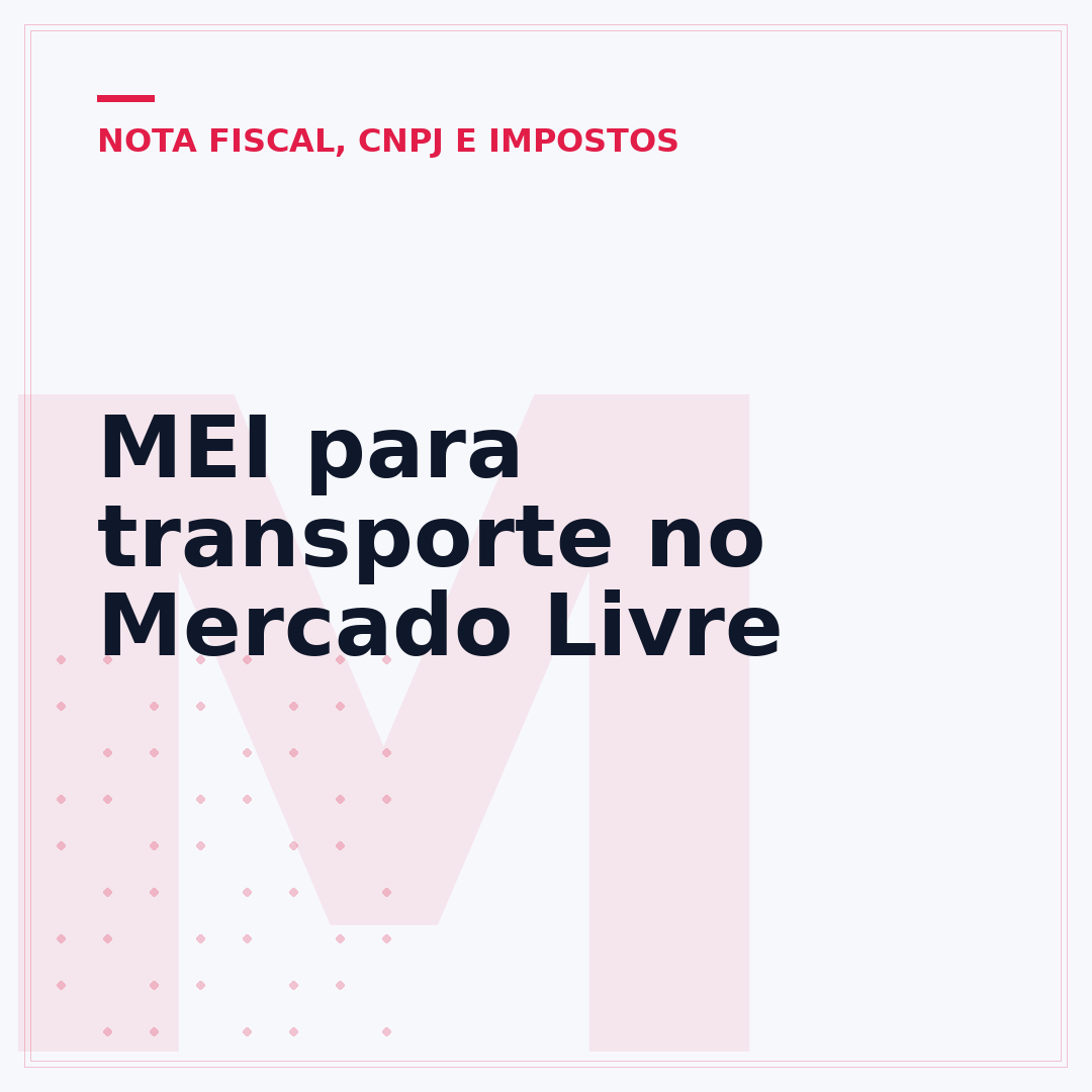 MEI para transporte no Mercado Livre