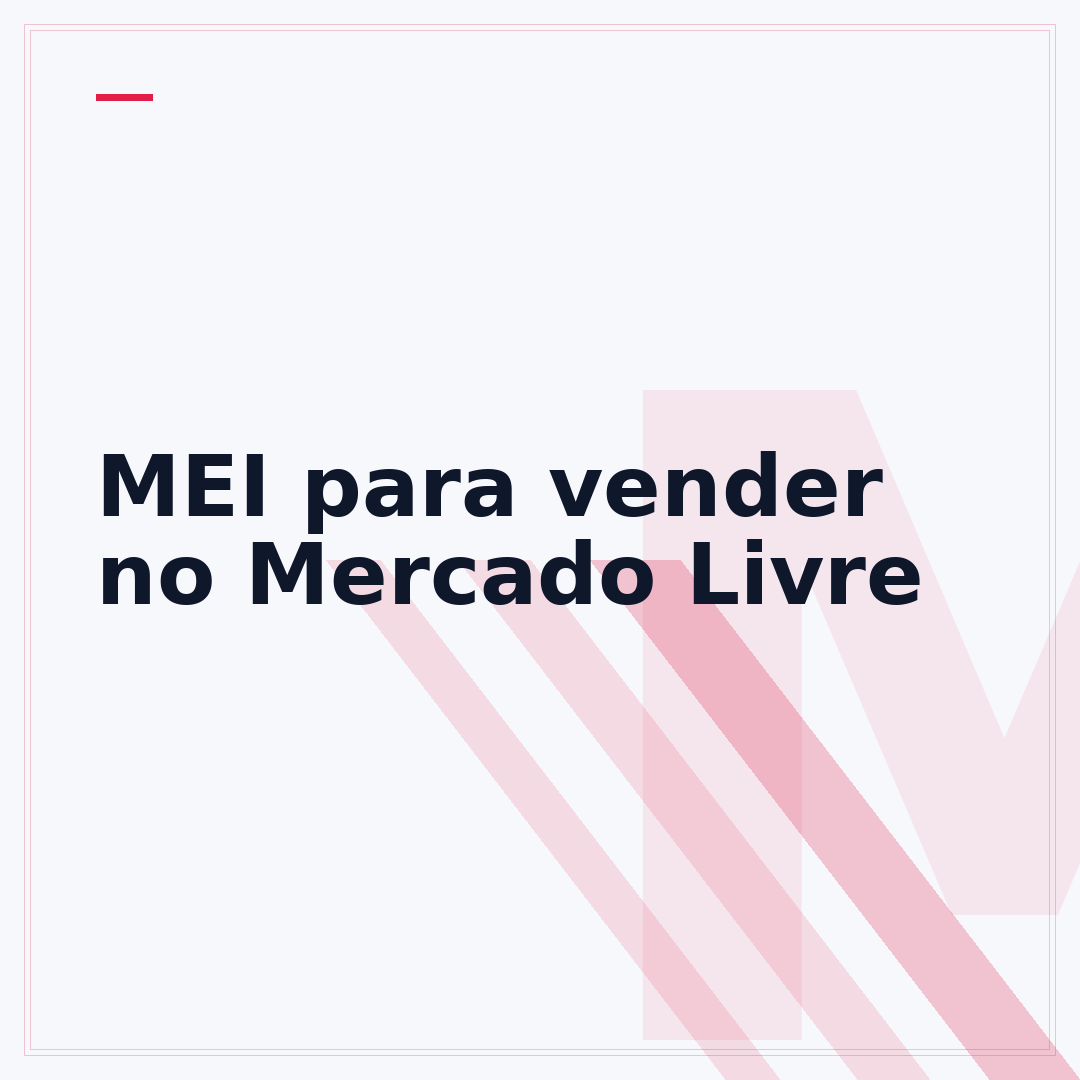 MEI para vender no Mercado Livre