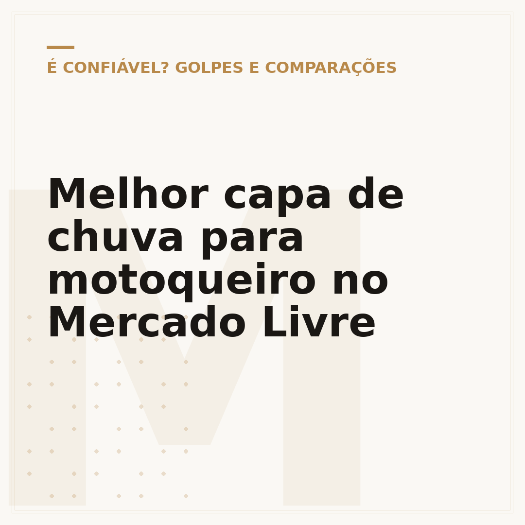 Melhor capa de chuva para motoqueiro no Mercado Livre