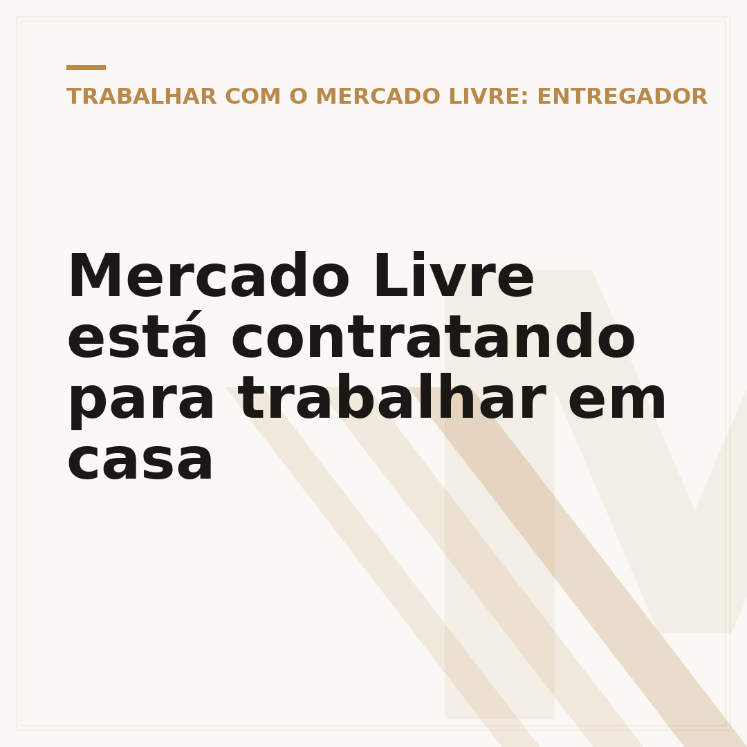 Mercado Livre está contratando para trabalhar em casa
