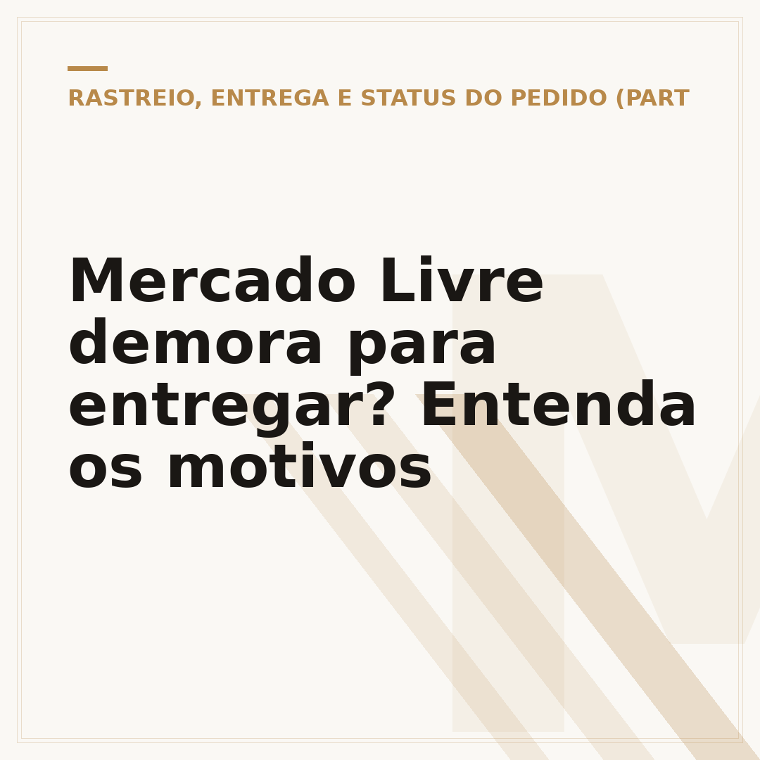 Mercado Livre demora para entregar? Entenda os motivos